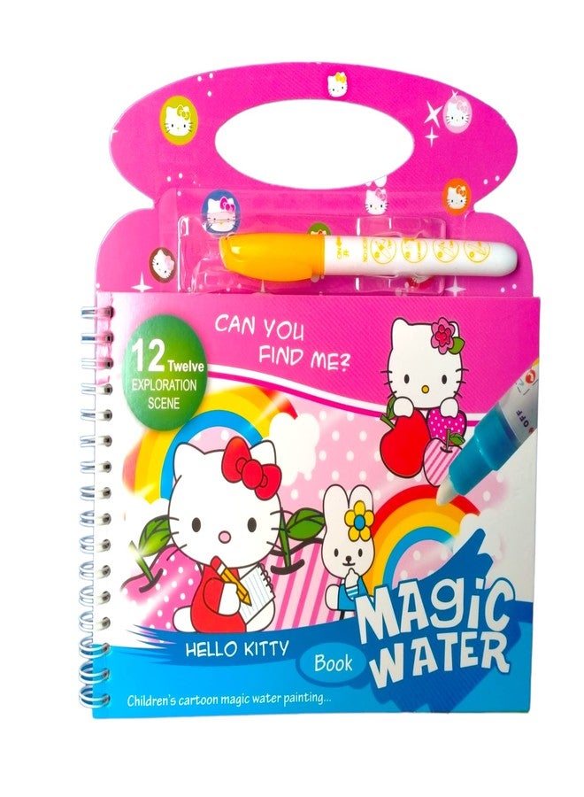 Caught Trendy Cute Character Magic Paint with Water Coloring, Reusable Water Art & Craft Activity Books for Toddlers, Learning and Educational Toy for Kid, Doodle Game for Girl & Boy (Multicolor). - Image 1